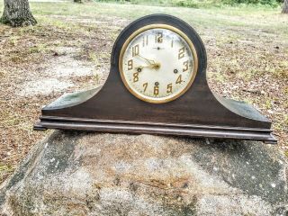 Vintage " Haven " Westminster 8 - Day Clock Mantel
