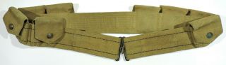Pre - Wwi Mills Militia / Foreign Contract Cartridge Belt With British Snaps