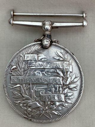 Victorian Volunteer Force Long Service Medal - 3243.  L.  CPL W.  T.  WILLIAMS WELSH REG 2