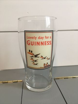 Guinness Brewery Stout Beer Pint Glass Dublin Ireland Toucans Flying