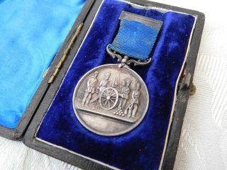 Victorian Boxed Honorary Member 2nd Norfolk Volunteers Regiment Military Medal