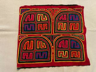 Vintage Mola From Panama,  1960s Indigenous Art