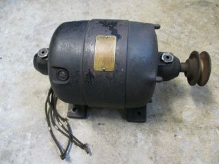 Vintage Ge 1/2 Hp Ac Motor Cast Iron 1ph 110v - 220v 1725 Rpm Lathe Table Saw