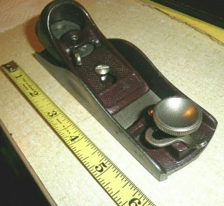 Vintage Usa Tools Stanley 60 - 1/2 Low Angle Adjustable Throat Block Plane L@@k