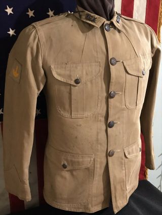 Pre Wwi M1902 Spec 631 Service Coat; Saddler,  First Texas Cavalry • Span Am War