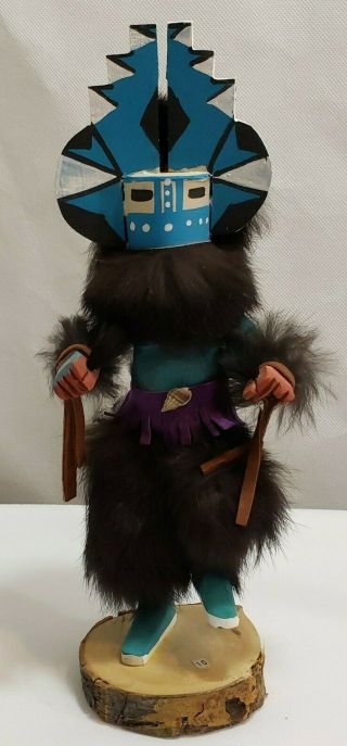 Hopi Kachina Doll The Hemis By Artist Rz 10 " Tall Signed