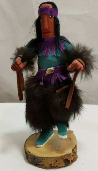 Hopi Kachina Doll The Hemis by Artist RZ 10 
