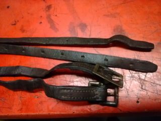 Cantle Coat Straps For a 1904 McClellan Cavalry Saddle 2