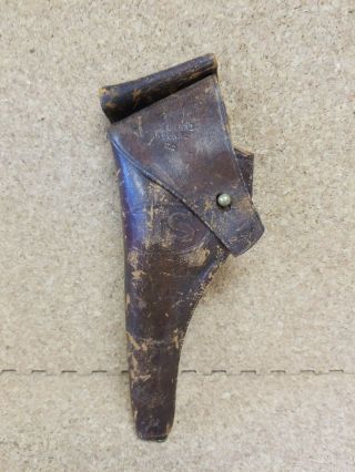 Pre Wwi Us Army Revolver Holster - Rock Island Arsenal