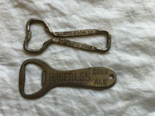 Vintage Haberle Brewing Co.  Congress Beer And Haberle 