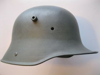 German WW1 WWI M - 1916 / 17 Helmet Shell TJ 66 2