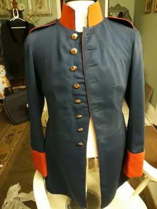 Ww1 German Imperial Army 134 Rgt M1895 Uniform Tunic 10th Saxon Dunkelblau Coat