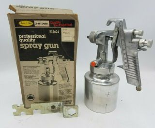Vintage Craftsman Sears 915624 Professional Paint Spray Gun Wrench Tool Aluminum