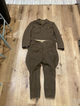 Post Wwi Ww1 Us Army Officers Tunic And Trousers Very