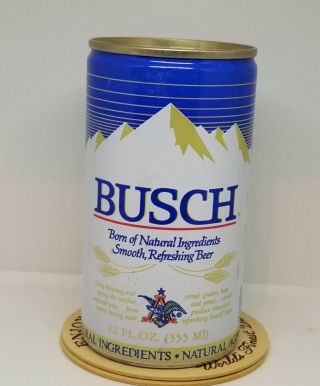 1970s Bottom Open Busch Pull Tab Beer Can 2 City Columbus St Louis Missouri
