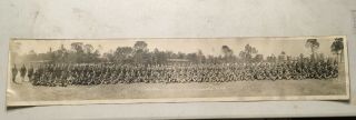 1918 Wwi = Camp Aa Humphires Va.  - Co.  K 5th Training Regiment = Yard Long Photo