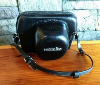 Vintage Minolta Hi - Matic 7s Camera With Rokkor PF 1:1.  8 f=45mm Lens 2