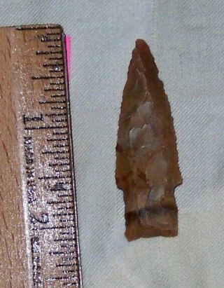 B60 Authentic 2 - 1/4 " Indian Arrowhead Relic Point Native American Artifact