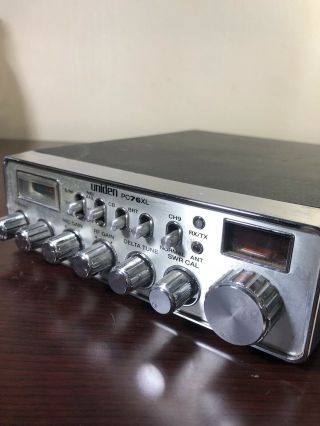 Vintage Uniden Pc76xl 40 Channel Mobile Cb Radio Transceiver