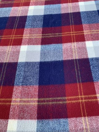 Faribo Blanket Made in USA Faribault Woolen Mill Co 100 Acrylic Plaid 54x54” 2