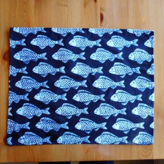 Escher Batik Fish To Ducks In Flight,  Six Placemats; Art Deco; Dutch Wax Batik