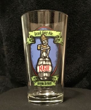 Rogue Dead Guy Ale Oregon Brewed Beer Pint Glass