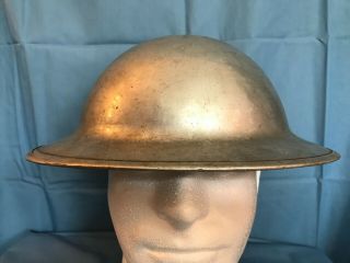 Us M 1917 Aluminum Doughboy Parade Helmet