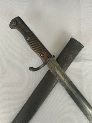 Ww1 World War One Imperial German M - 1898/05 Butcher Blade Bayonet