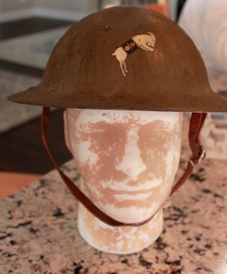 Wwi World War One U.  S.  Army Doughboy Helmet Signal Corp