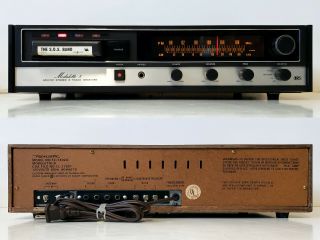 Vintage Am/fm/8 Track Stereo Receiver Realistic Modulette - 8 12 - 1402a