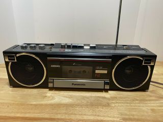 Vintage Panasonic Rx F2 Ambience Boombox Am Fm Radio Cassette Player Mcm
