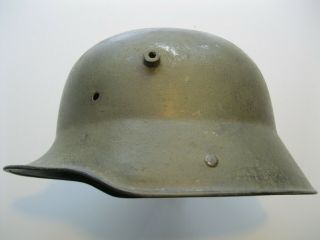 German Ww1 Wwi M - 1916 / 1917 Stahlhelm Weissenburger (w66) Helmet Shell
