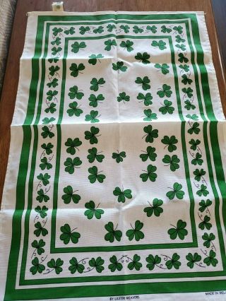 Ulster Weavers Shamrock 100 Cotton Tea Towel Made In Ireland