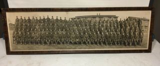 1919 Wwi Yard Long Photo = Battery D 348th Field Artillery = Wild West Division