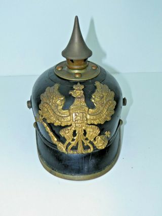 Ww1 Imperial German Prussian Pickelhaube Army Enlisted Helmet Ww1 1914
