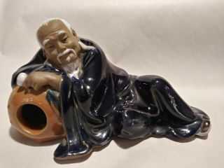 Large Vintage Chinese Shiwan Artistic Ceramic Factory " Mudman " Figurine