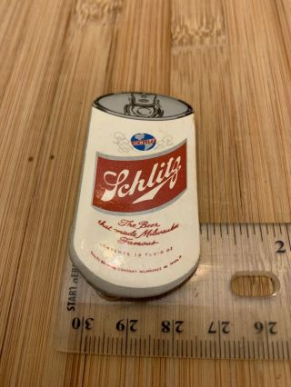 Vintage Schlitz Beer Can Pin Button Advertisement