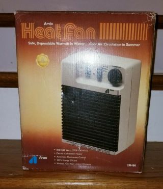 Vintage Arvin Heat/fan Electric Heater - Model 29h80