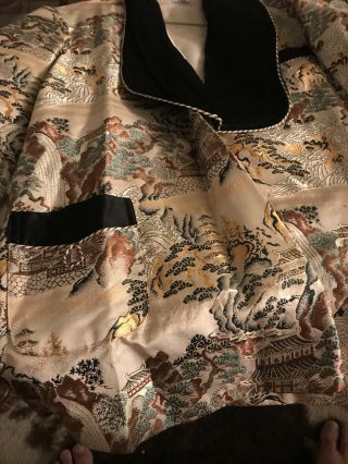 Vintage Embroidered Silk Kimono Jacket - Men’s Special Excellence