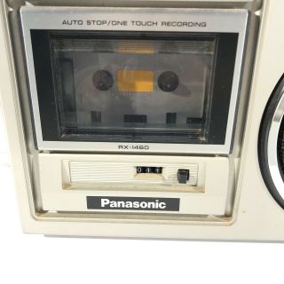 Vintage Panasonic RX - 1460 Mini Boombox AM/FM Tape Cassette Radio 3