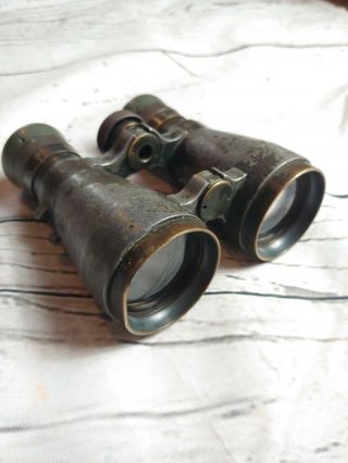 Ww1 German Army Carl Zeiss Jena Fernglas 08 Binoculars Marked " K " 1916?