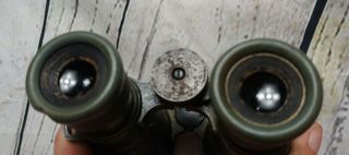 WW1 German Army Carl Zeiss Jena Fernglas 08 Binoculars marked 