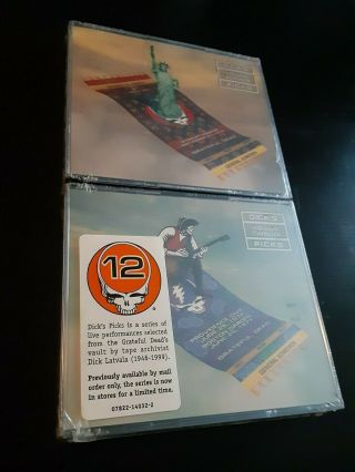 Grateful Dead Dick ' s Picks volumes 11 and 12 TRIPLE CDs vintage sticker 3