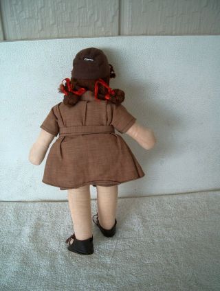 VINTAGE GIRL SCOUT BROWNIE CLOTH DOLL RED HEADED 3