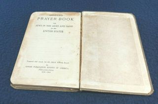 Jewish Prayer Book For Jews In The Army And Navy Of The Us 1917,  Ww I 1914 - 1918
