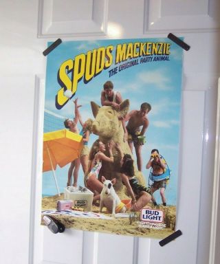 Vintage Spuds Mackenzie Poster 1980 