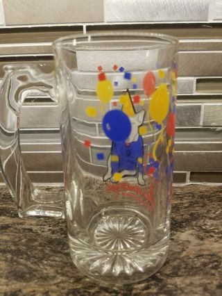 Spuds MacKenzie Vintage 1987 Party Animal Bud Light Glass Beer Mug Tankard 12oz 2
