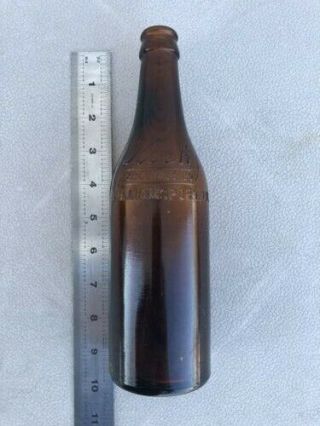 Vintage Koch Brewing Co Brown Beer Bottle Williamsport,  Pa (approx 12 Oz)