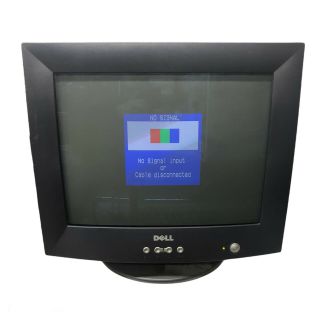 Dell E773c 16 " Color Gaming Monitor Crt Black Swivel Base Retro Gaming Vintage