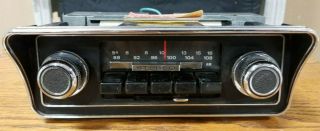 Vintage Philco Ford Am Fm Car Radio D3da - 19a241 Parts And Repair
